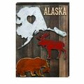 Clean Choice I Love Alaska & Animals Art on Board Wall Decor CL3491190